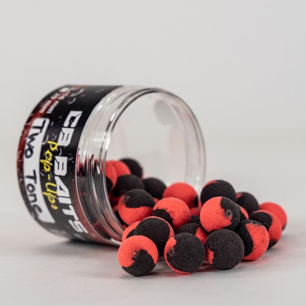 Pop Ups 2 Color Schwarz/Rot 60g 16mm