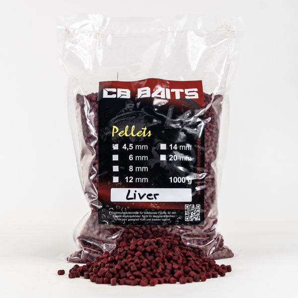 CB Color Pellets Liver 4,5mm 1kg